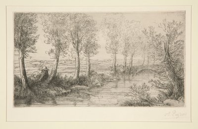 Pres du moulin (Cerca del Molino) de Alphonse Legros