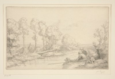 Descanso junto al río de Alphonse Legros