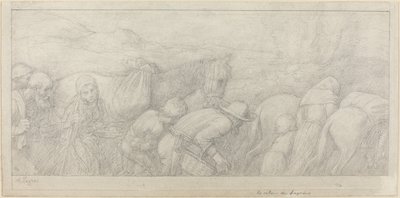 Regreso de los campesinos de Alphonse Legros