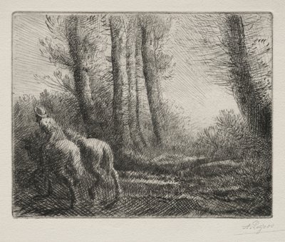 Regresando de labrar la tierra de Alphonse Legros