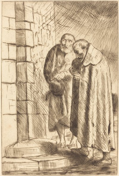 San Pedro y San Pablo en la puerta de M. Richard de Alphonse Legros