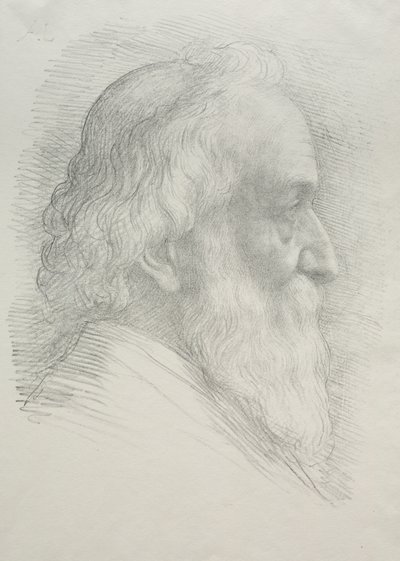 Autorretrato (10ª lámina) de Alphonse Legros