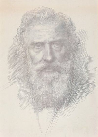 Autorretrato, c. 1895 de Alphonse Legros