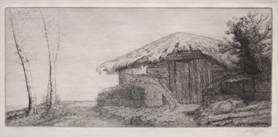 Redil en la colina de Alphonse Legros