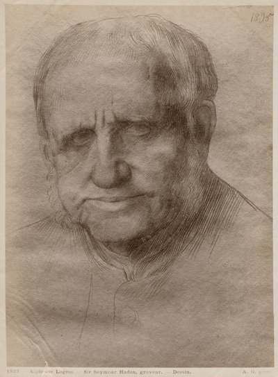 Sir Francis Seymour Haden, grabador, 1895 de Alphonse Legros