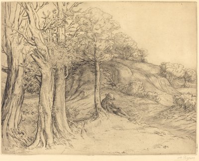 Soledad Paisaje de soledad de Alphonse Legros