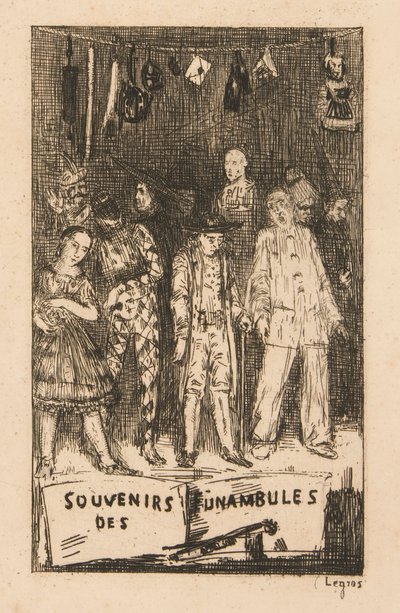 Memorias de los funámbulos de Alphonse Legros