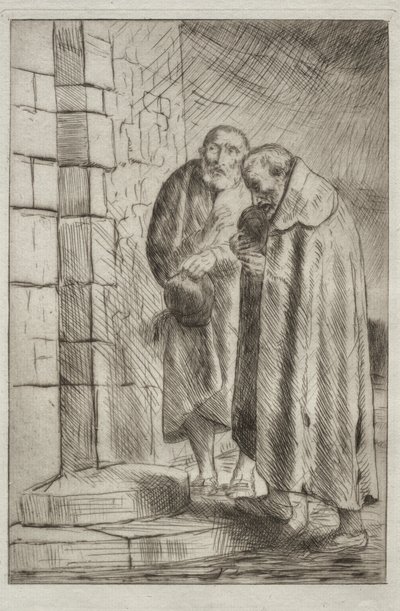 San Pedro y San Pablo en la puerta del Sr. Richard de Alphonse Legros