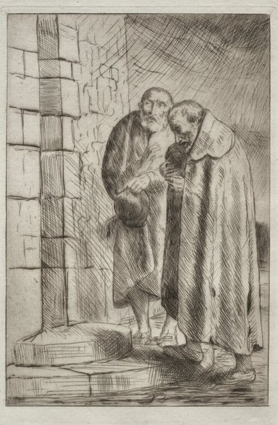 San Pedro y San Pablo a la puerta de M. Richard de Alphonse Legros