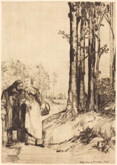 Paseo del convaleciente de Alphonse Legros