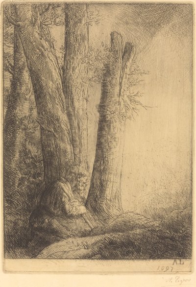 Estudio para el Hijo Pródigo de Alphonse Legros