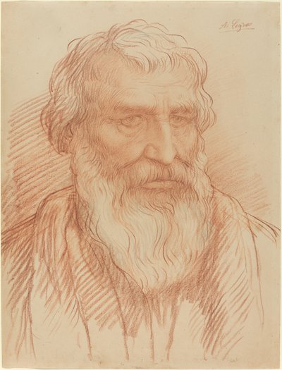 Estudio de una cabeza de Alphonse Legros