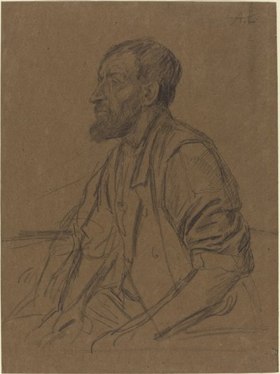 Estudio de un obrero de Alphonse Legros