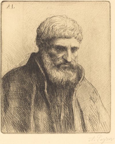 Estudio de un anciano de Alphonse Legros