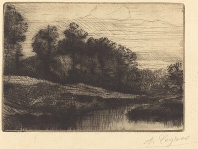 Atardecer de Alphonse Legros