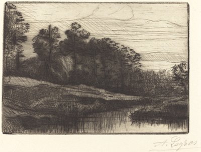 Atardecer (Le soir) de Alphonse Legros
