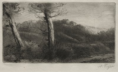 Puesta de sol de Alphonse Legros