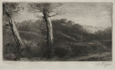 Atardecer de Alphonse Legros