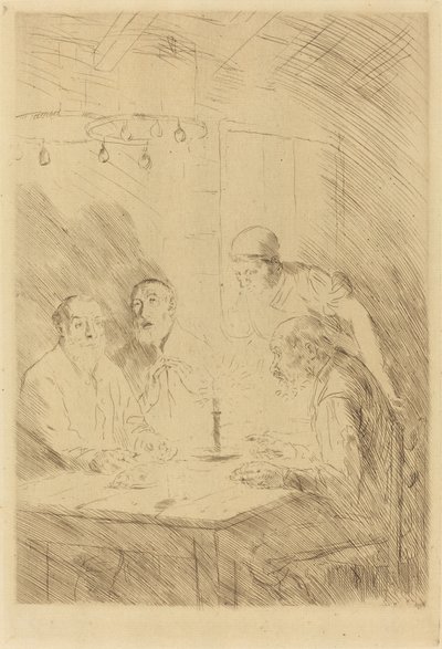 La cena de los pobres de Alphonse Legros