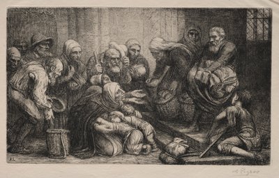 Los mendigos de Brujas de Alphonse Legros