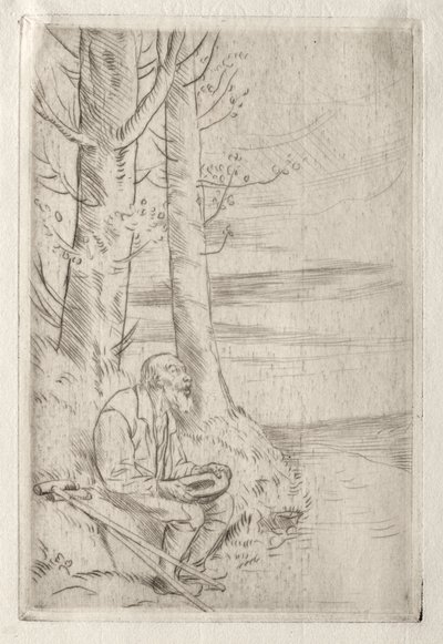 El mendigo ciego de Alphonse Legros