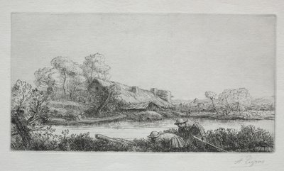 La granja en el río de Alphonse Legros