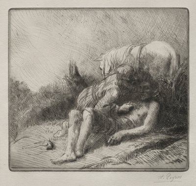 El Buen Samaritano de Alphonse Legros