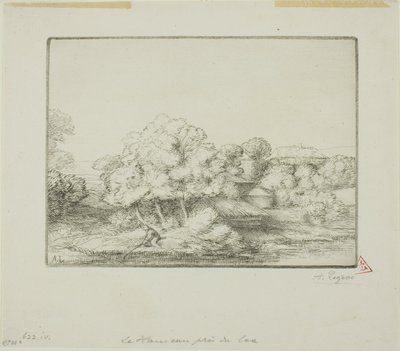 La Aldea junto al Lago de Alphonse Legros