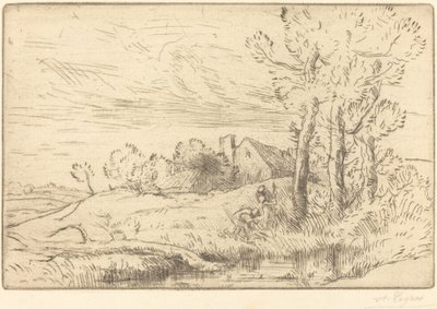 La casa del pozo La maison du puits de Alphonse Legros