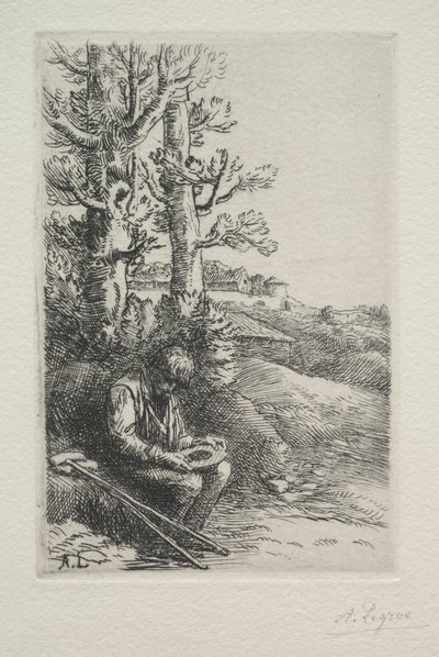El pequeño mendigo de Alphonse Legros