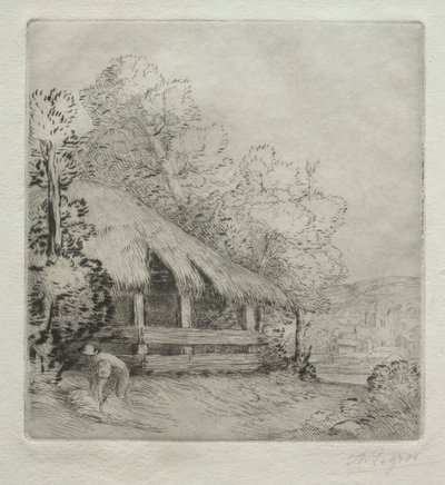 El pequeño cobertizo (Le Petit Hangar) de Alphonse Legros