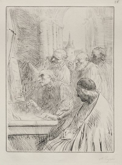Los Monjes en la Iglesia de Alphonse Legros
