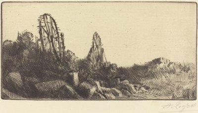 Los viejos terrenos de carreras en Montrouge de Alphonse Legros
