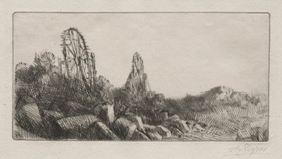 Las antiguas canteras de piedra de Montrouge de Alphonse Legros