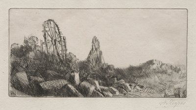Las viejas canteras de piedra de Montrouge de Alphonse Legros