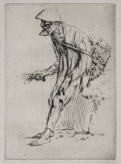 El vendedor de pimpinelas rojas de Alphonse Legros