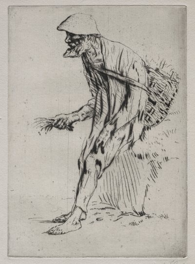 El vendedor de pimpinela roja de Alphonse Legros