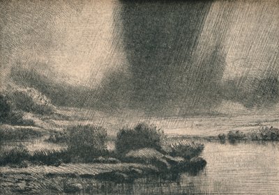 La tormenta, c1890 de Alphonse Legros