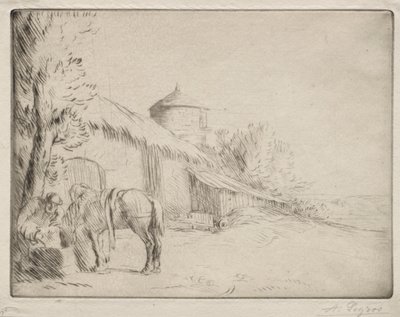 El abrevadero 2ª placa de Alphonse Legros