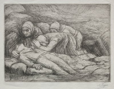 Triunfo de la Muerte: La Muerte en una familia de marineros de Alphonse Legros
