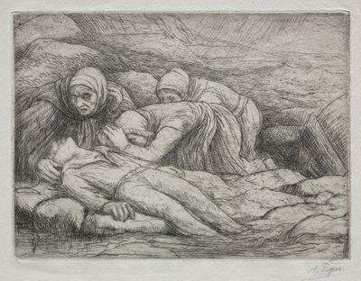 Triunfo de la Muerte: La Muerte en una familia de marineros de Alphonse Legros
