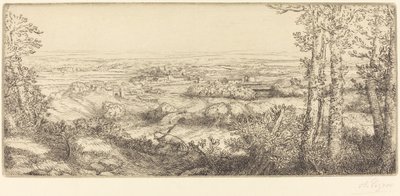 Valle en Borgoña Une vallee en Bourgogne de Alphonse Legros