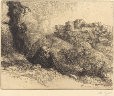 Vista de un castillo Chateau des Revenants de Alphonse Legros