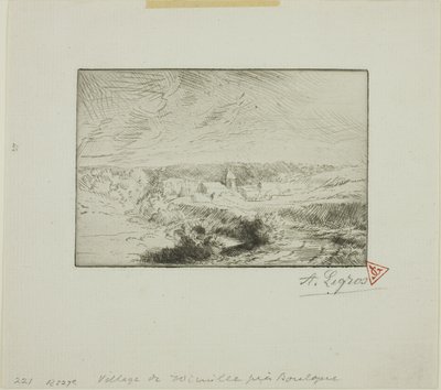 Pueblo de Wimille, Cerca de Boulogne de Alphonse Legros