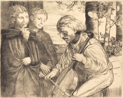 El jugador de viola de Alphonse Legros