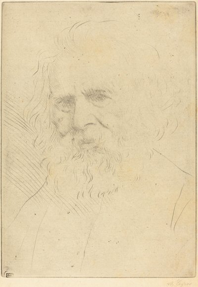 W.H. Longfellow, 1ª placa de Alphonse Legros