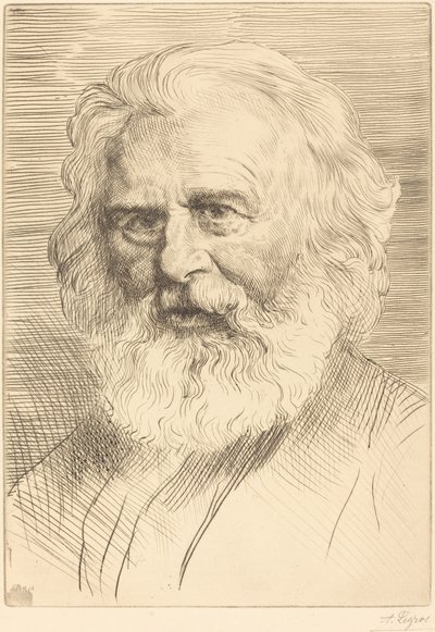 W.H. Longfellow, 1ª placa de Alphonse Legros