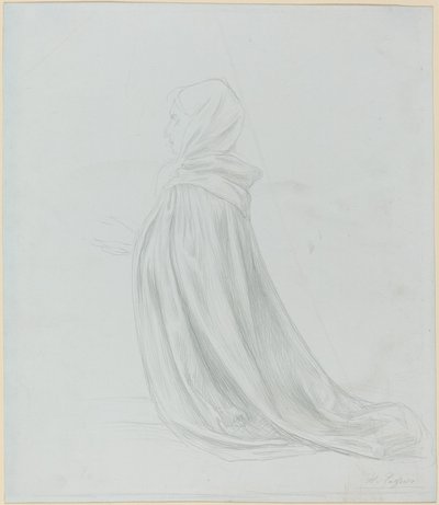 Mujer con Capa de Alphonse Legros