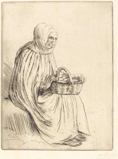 Mujer del mercado de Alphonse Legros