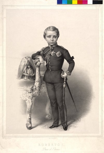 Duque de Parma Roberto I de Alphonse Leon Noel
